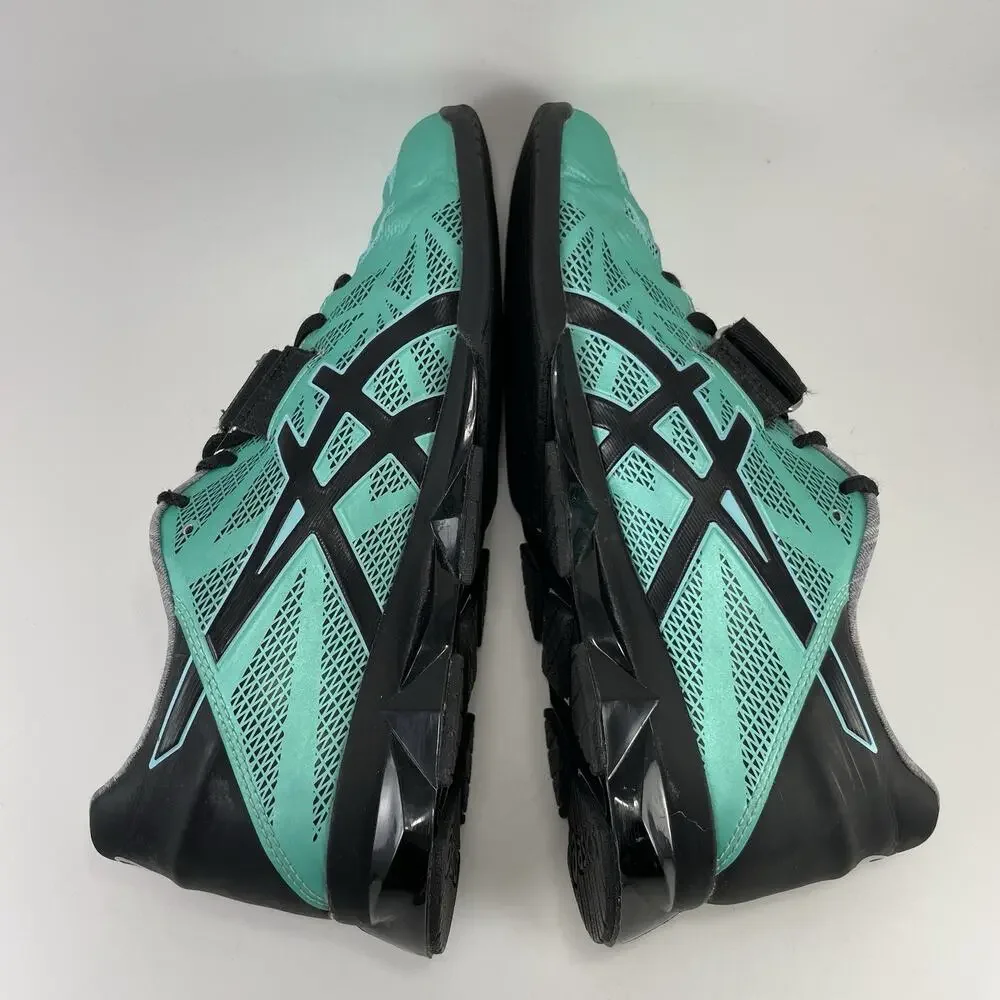 Asics Lift Master Lite Womens 8 S659Y Teal Black Cross Training Lifting Shoes